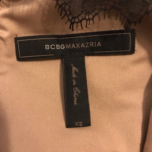 BCBGMaxAzria XS Willa black lace dress party dress - Picture 7 of 8